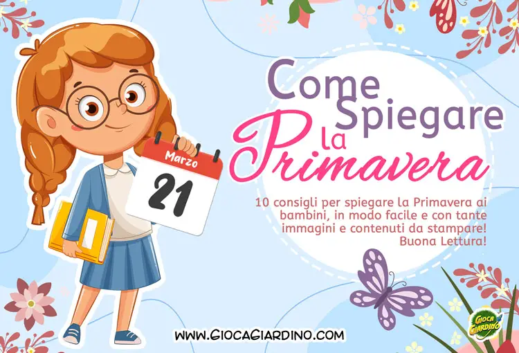 Come spiegare la Primavera ai Bambini | Facile con Immagini