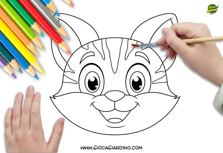 Disegni di gatti da colorare per bambini copertina