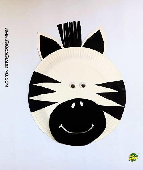 maschere animali con piatto di carta - lavoretto carnevale bambini scuola primaria