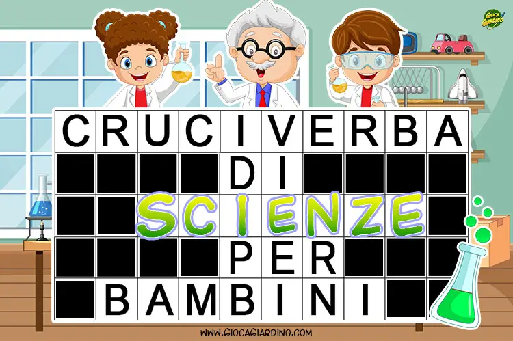 Cruciverba di Scienze per Bambini | Scarica PDF Gratis