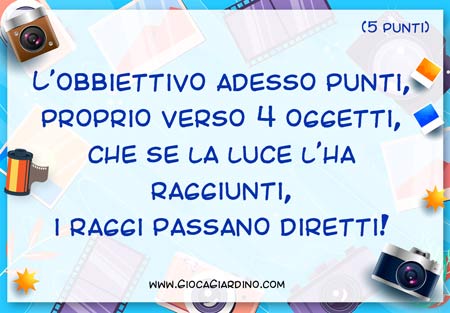 indovinelli esempio caccia al tesoro fotografica