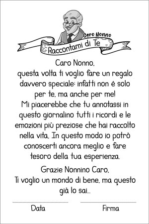 Nonno raccontami di te - Prefazione