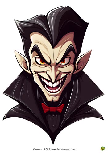 viso dracula da stampare
