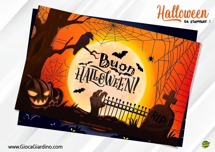 Scritta Halloween da Stampare | Scarica PDF Adesso