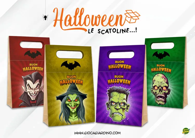 Scatoline di Halloween da Stampare | Scarica PDF Gratis