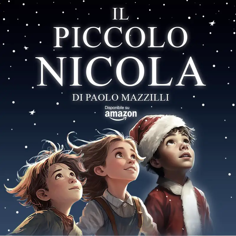 il piccolo nicola - libro di natale di paolo mazzilli - copertina mobile